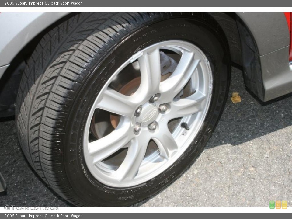 2006 Subaru Impreza Outback Sport Wagon Wheel and Tire Photo #49702948