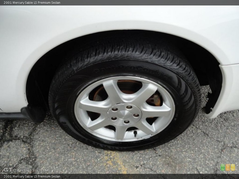 2001 Mercury Sable LS Premium Sedan Wheel and Tire Photo #49703032
