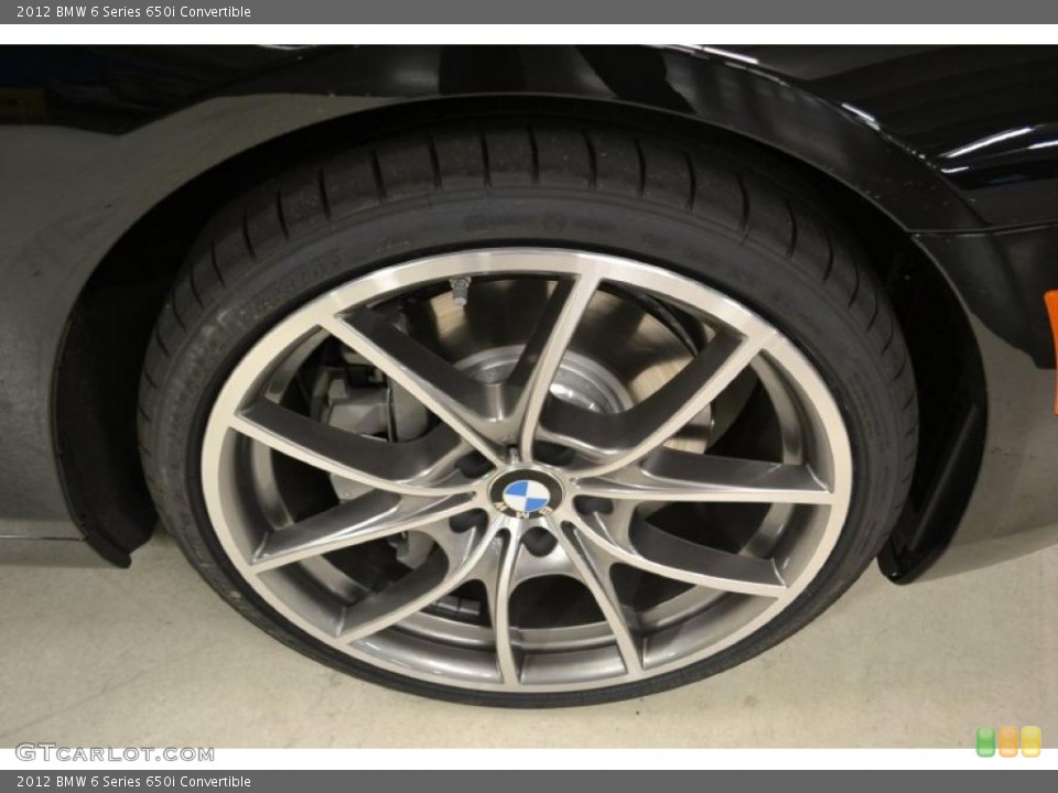 2012 BMW 6 Series 650i Convertible Wheel and Tire Photo #49703356