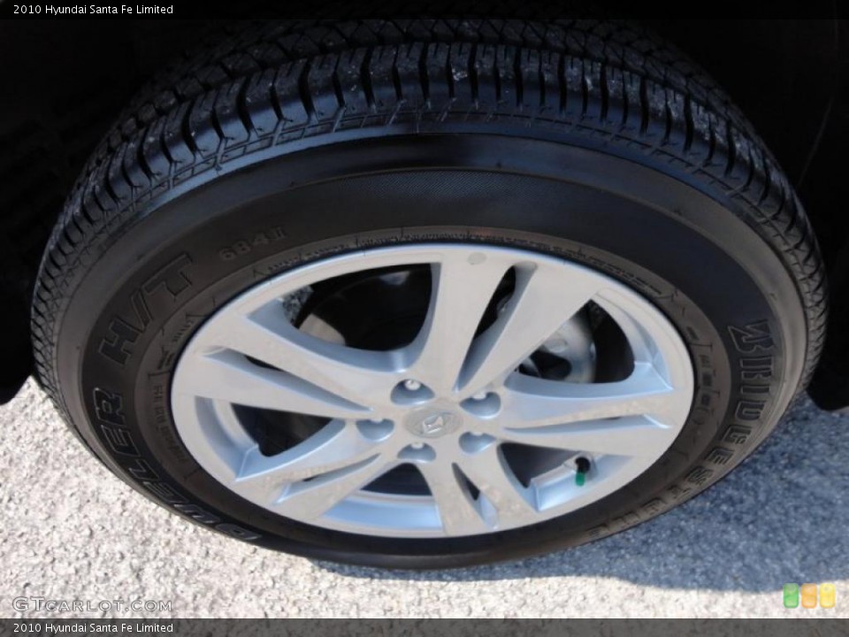 2010 Hyundai Santa Fe Limited Wheel and Tire Photo #49706938