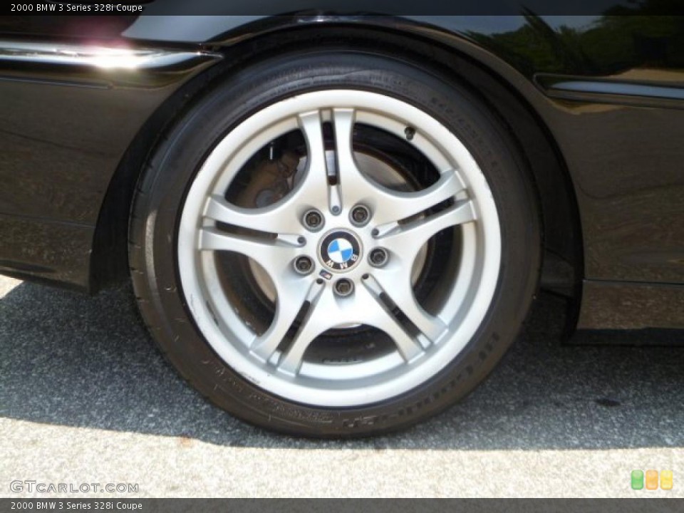 2000 BMW 3 Series 328i Coupe Wheel and Tire Photo #49707307