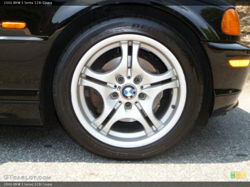2000 BMW 3 Series 328i Coupe Wheel and Tire Photo #49707319