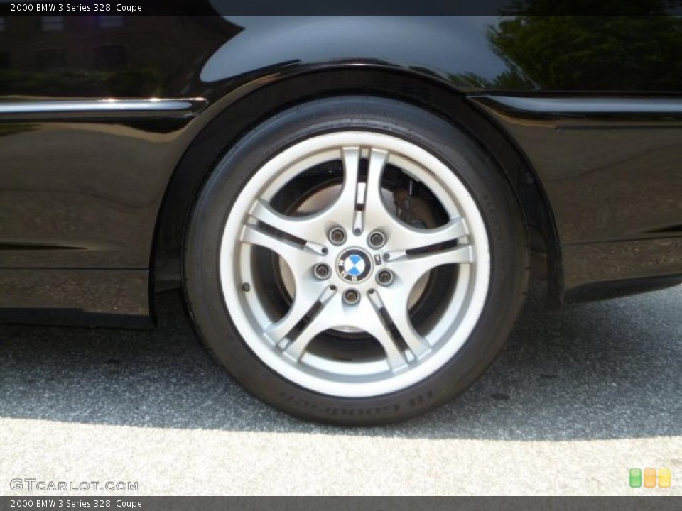 2000 BMW 3 Series 328i Coupe Wheel and Tire Photo #49707347