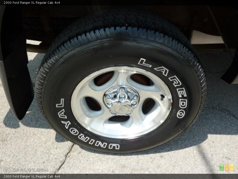 2000 Ford Ranger XL Regular Cab 4x4 Wheel and Tire Photo #49710442