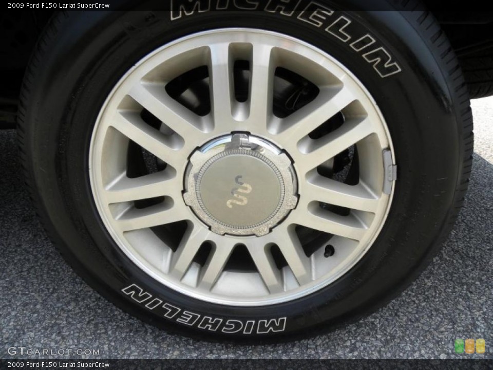 2009 Ford F150 Lariat SuperCrew Wheel and Tire Photo #49711708