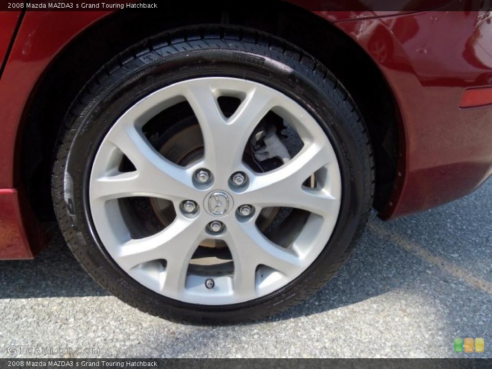 2008 Mazda MAZDA3 s Grand Touring Hatchback Wheel and Tire Photo #49713142