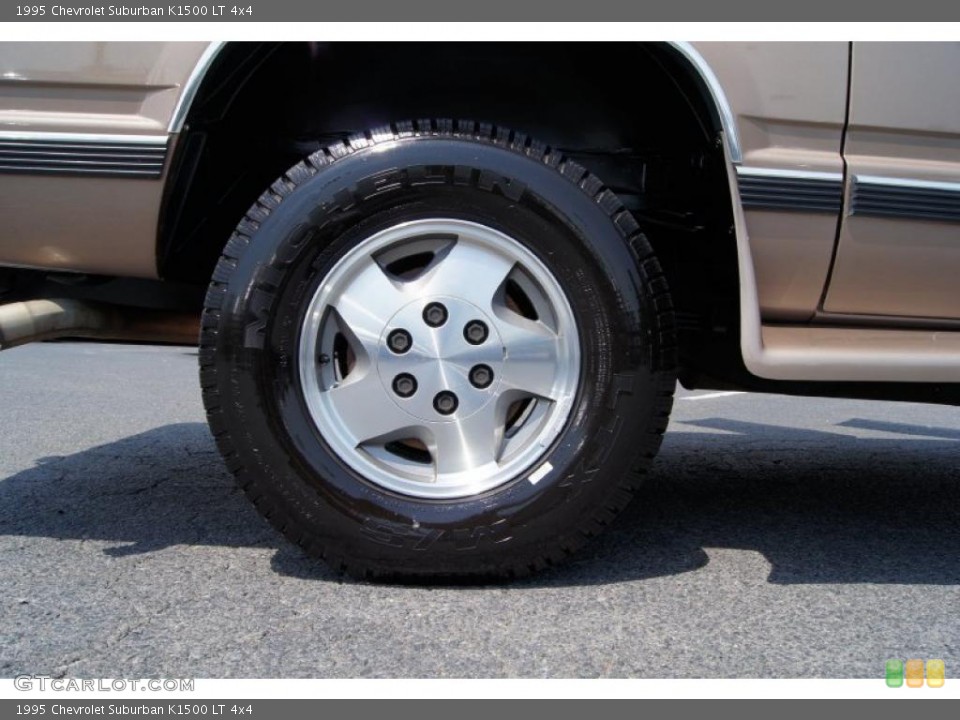 1995 Chevrolet Suburban K1500 LT 4x4 Wheel and Tire Photo #49716724