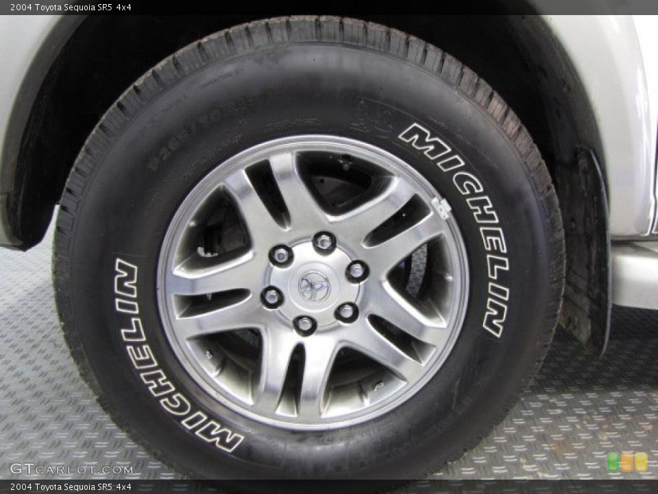 2004 Toyota Sequoia SR5 4x4 Wheel and Tire Photo #49719100