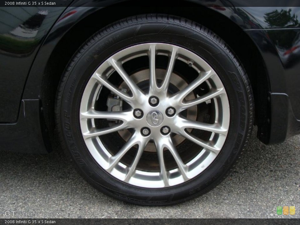 2008 Infiniti G 35 x S Sedan Wheel and Tire Photo #49721794