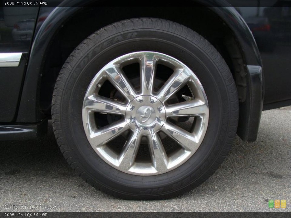 2008 Infiniti QX 56 4WD Wheel and Tire Photo #49722325