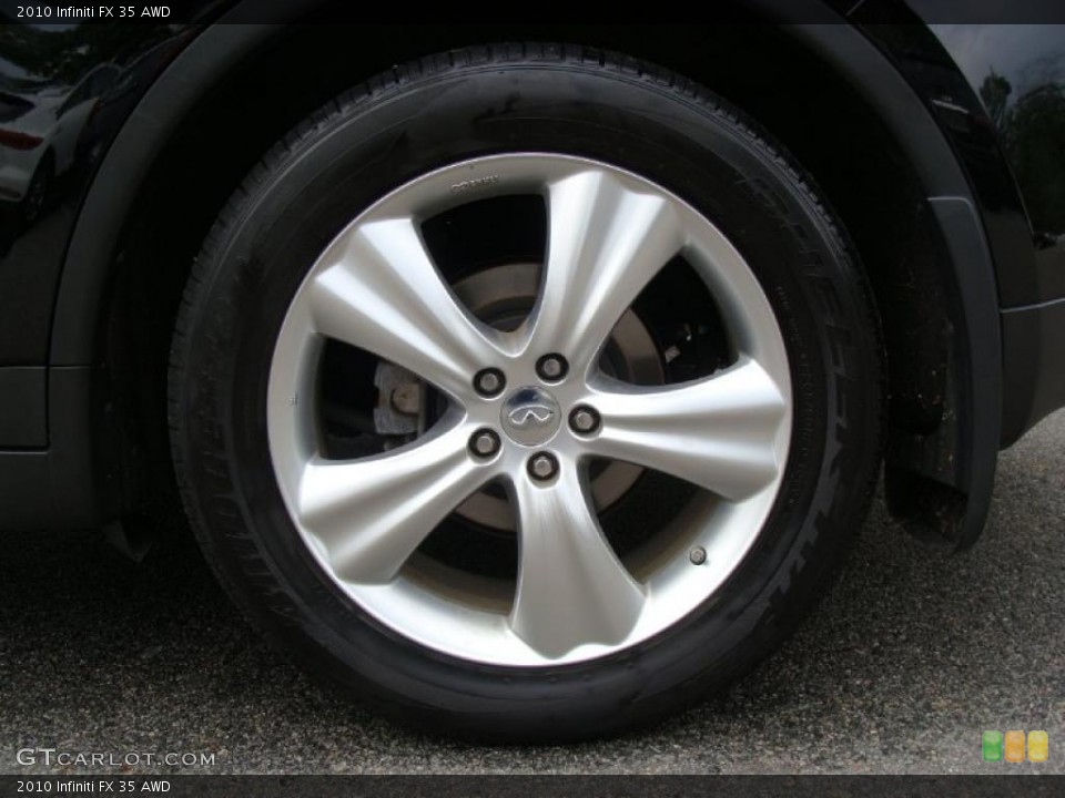 2010 Infiniti FX 35 AWD Wheel and Tire Photo #49722856