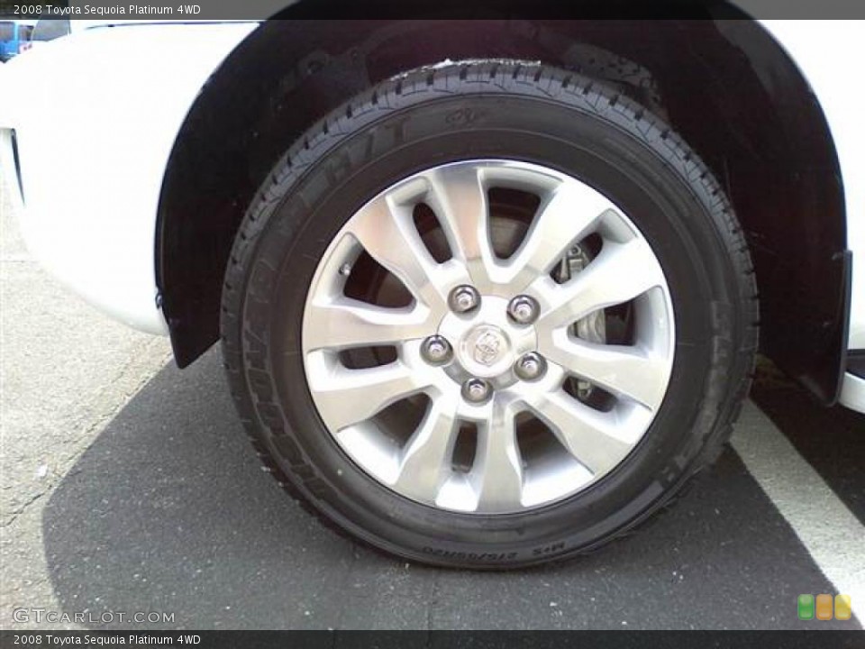 2008 Toyota Sequoia Platinum 4WD Wheel and Tire Photo #49723246