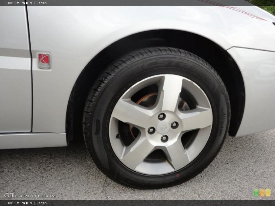 2006 Saturn ION 3 Sedan Wheel and Tire Photo #49727950