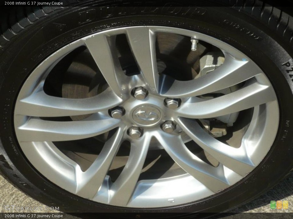 2008 Infiniti G 37 Journey Coupe Wheel and Tire Photo #49734733