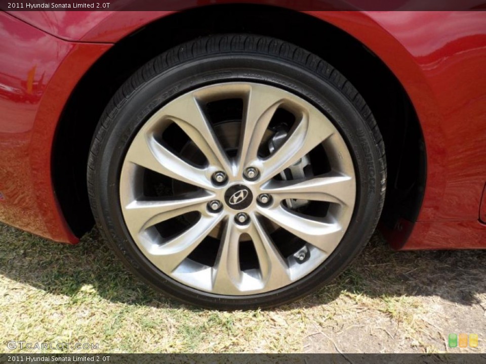 2011 Hyundai Sonata Limited 2.0T Wheel and Tire Photo #49742494