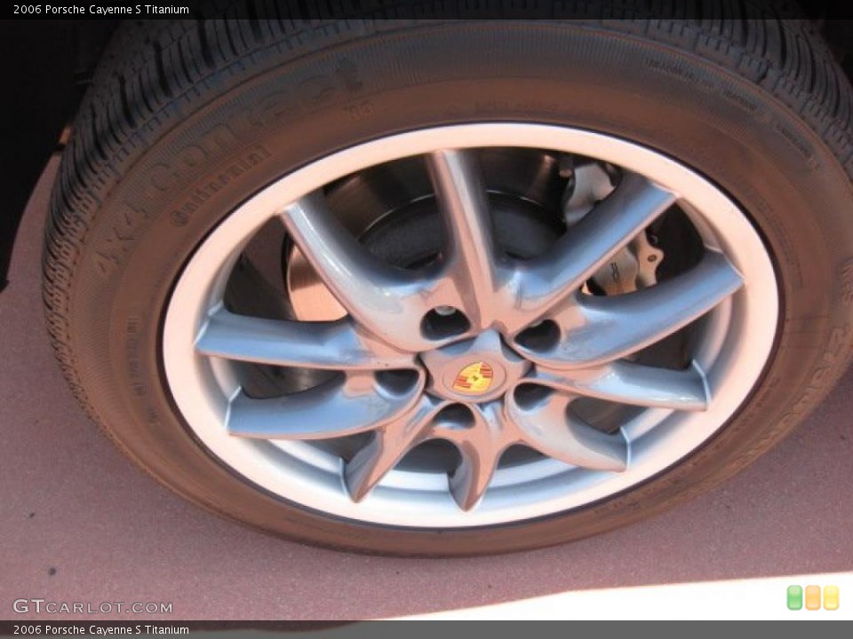 2006 Porsche Cayenne S Titanium Wheel and Tire Photo #49743100