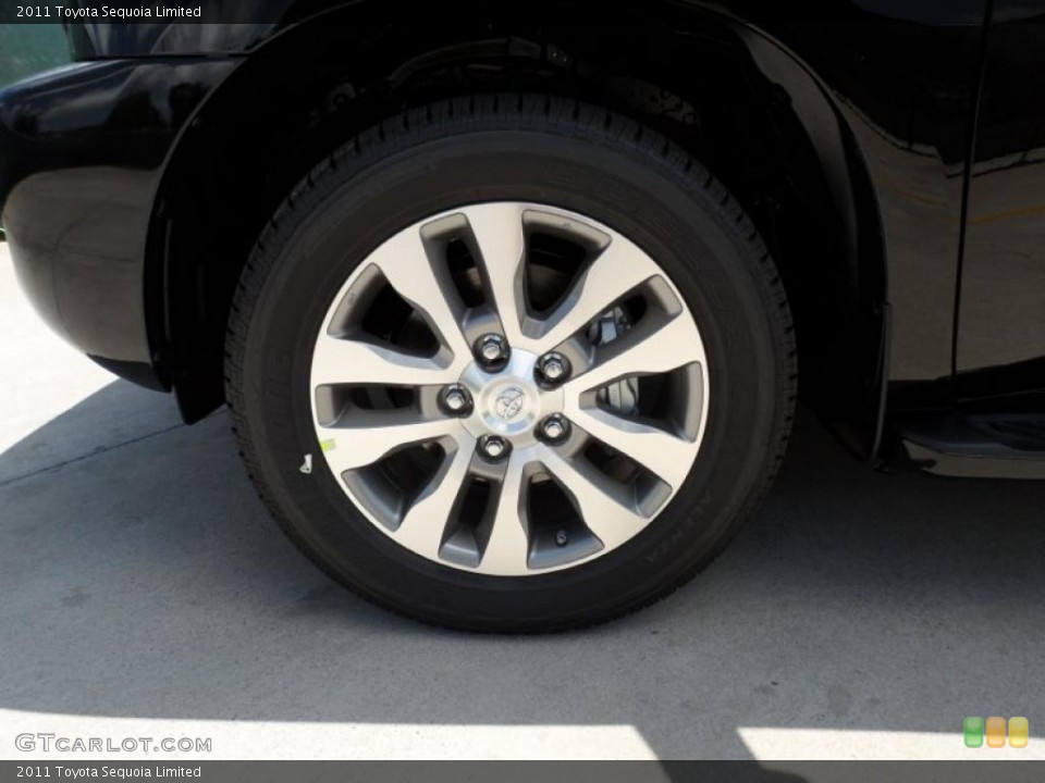 2011 Toyota Sequoia Limited Wheel and Tire Photo #49743781