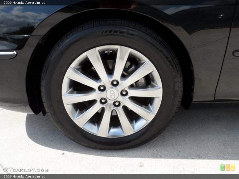 2009 Hyundai Azera Limited Wheel and Tire Photo #49744573