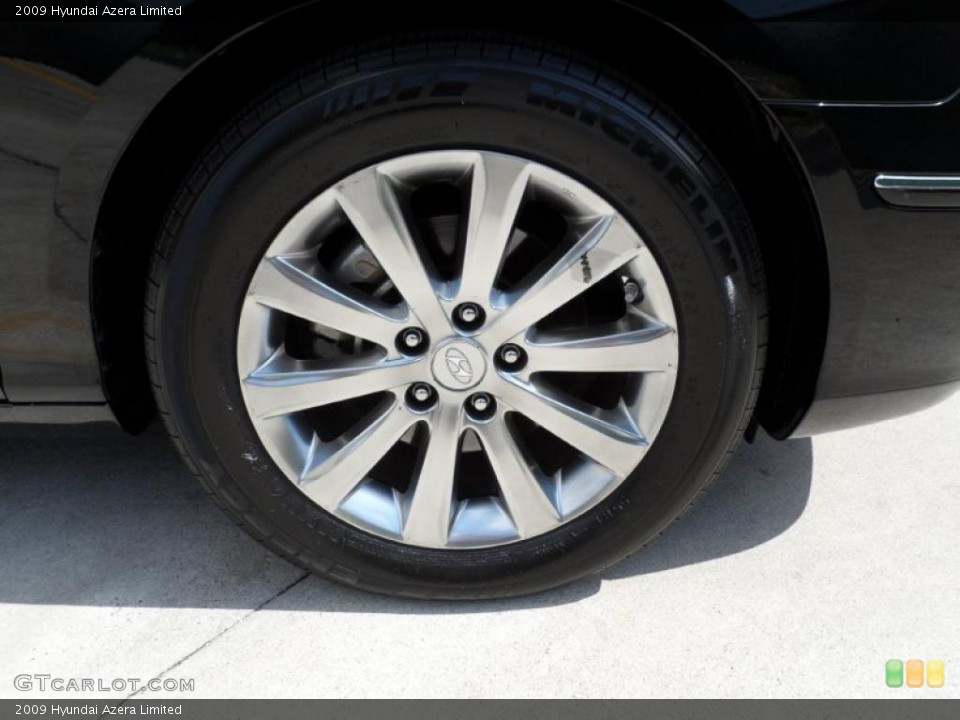 2009 Hyundai Azera Limited Wheel and Tire Photo #49744600