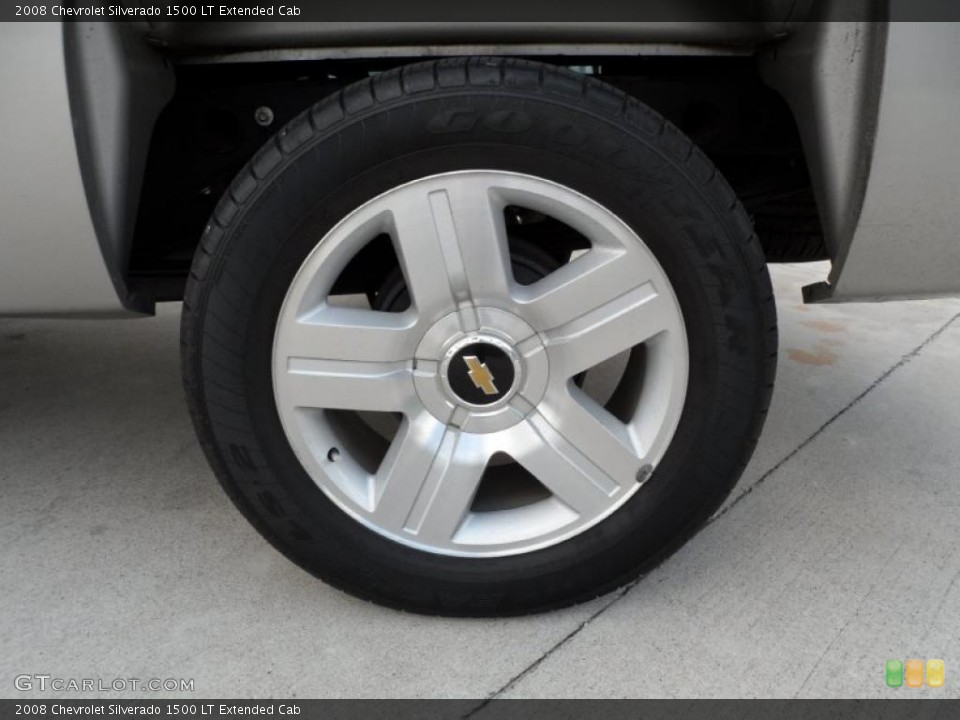 2008 Chevrolet Silverado 1500 LT Extended Cab Wheel and Tire Photo #49746805