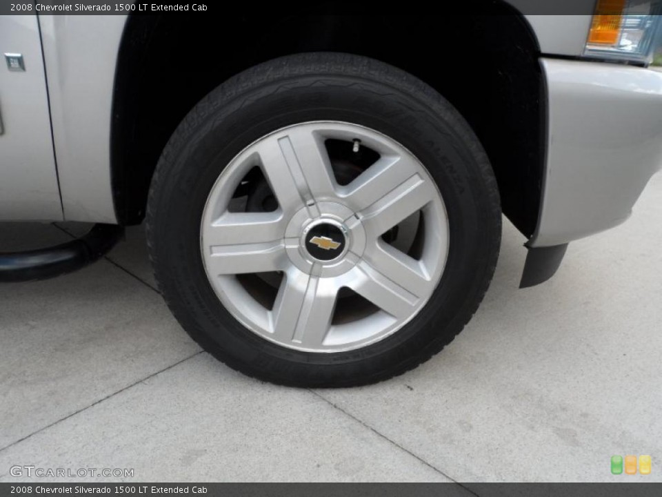 2008 Chevrolet Silverado 1500 LT Extended Cab Wheel and Tire Photo #49746811