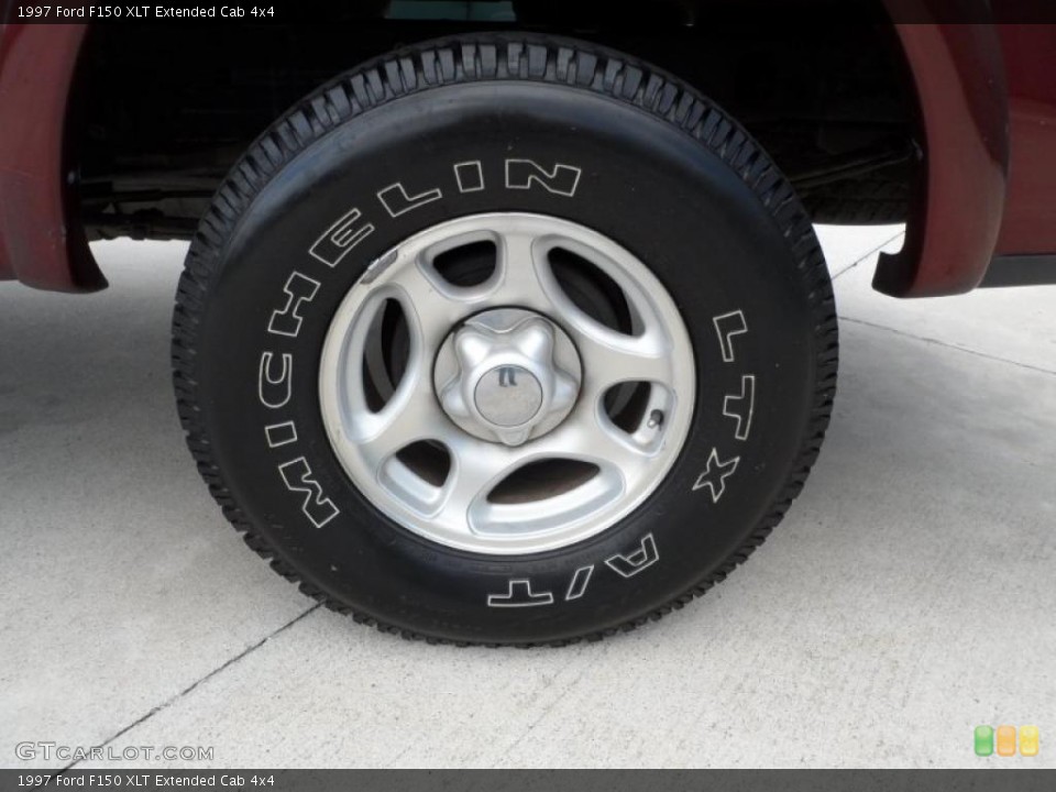 1997 Ford F150 XLT Extended Cab 4x4 Wheel and Tire Photo #49747228
