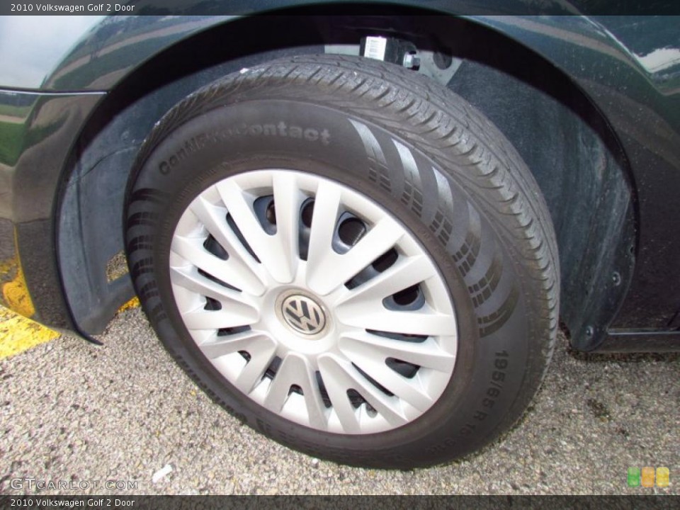 2010 Volkswagen Golf 2 Door Wheel and Tire Photo #49750654