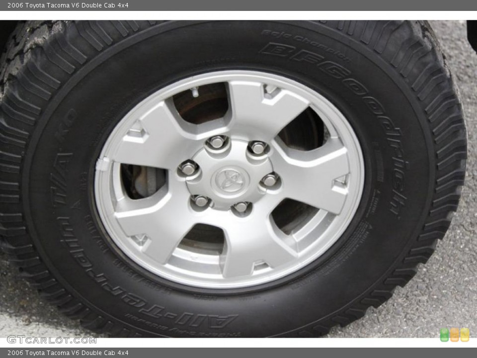 2006 Toyota Tacoma V6 Double Cab 4x4 Wheel and Tire Photo #49751797