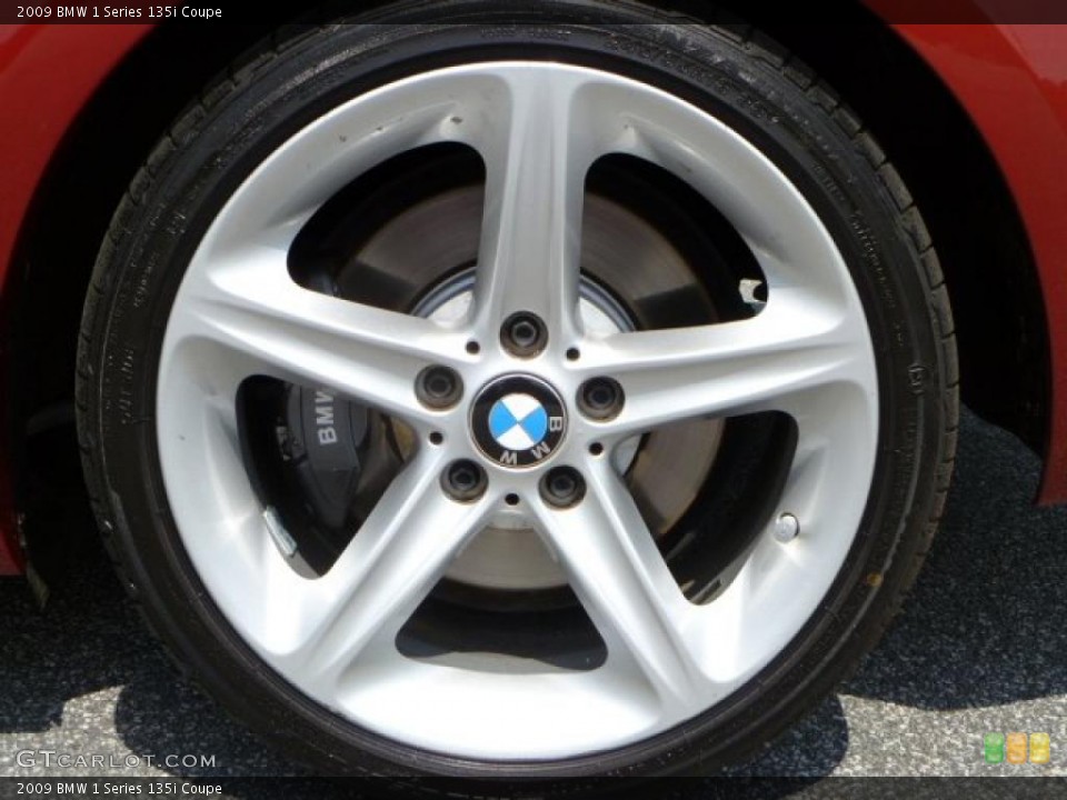 2009 BMW 1 Series 135i Coupe Wheel and Tire Photo #49754239