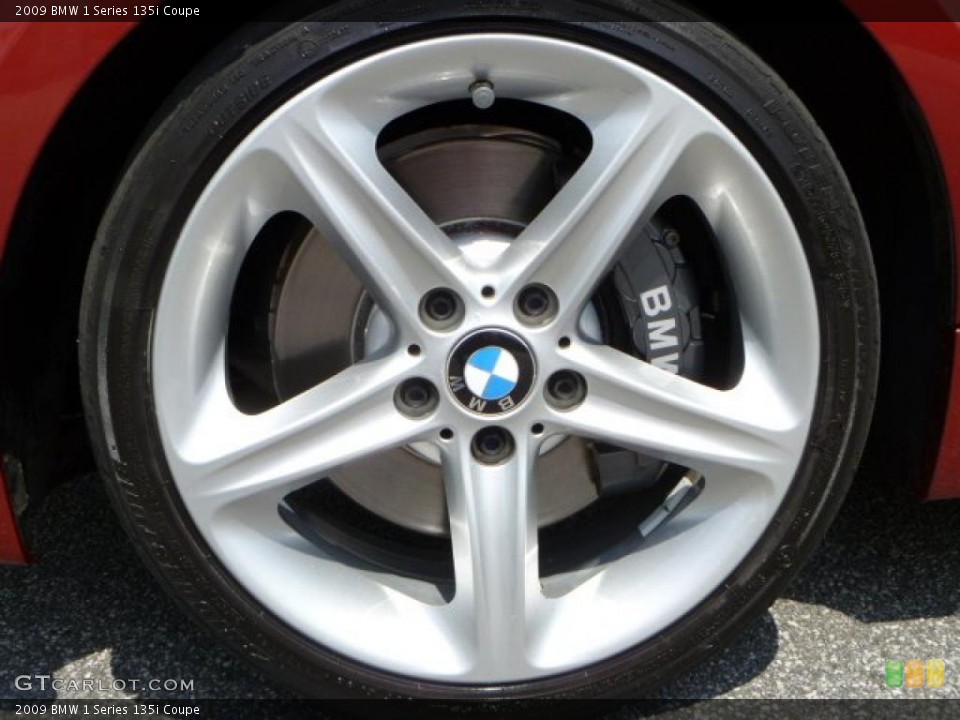 2009 BMW 1 Series 135i Coupe Wheel and Tire Photo #49754257