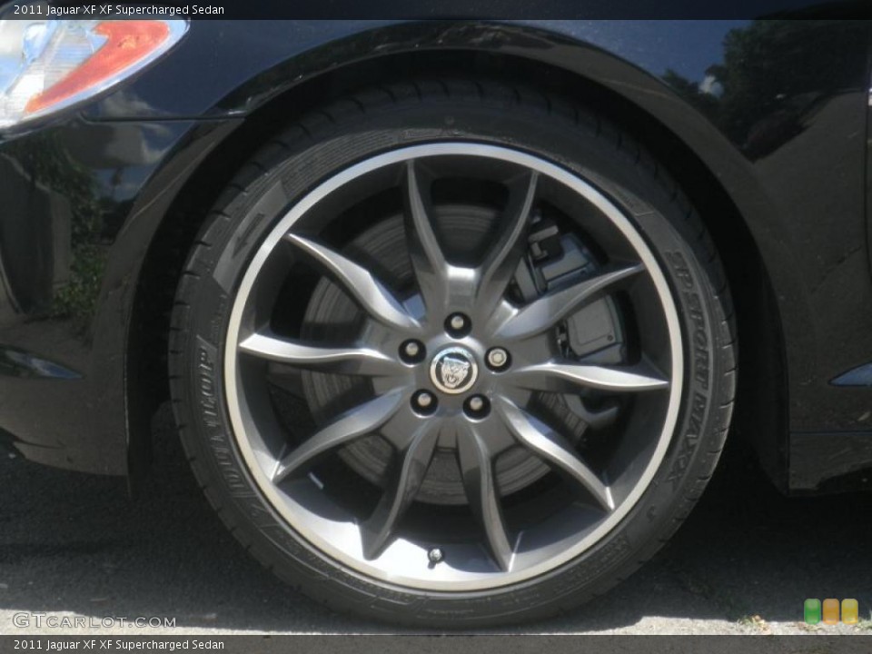 2011 Jaguar XF XF Supercharged Sedan Wheel and Tire Photo #49755832