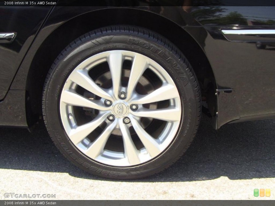 2008 Infiniti M 35x AWD Sedan Wheel and Tire Photo #49757329