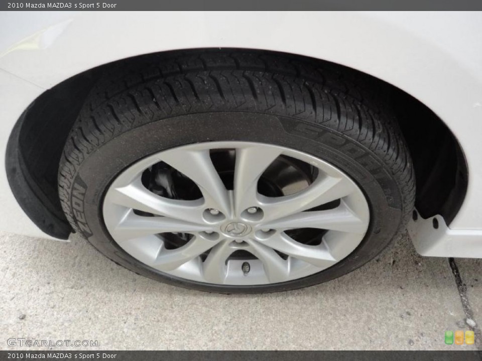 2010 Mazda MAZDA3 s Sport 5 Door Wheel and Tire Photo #49762039