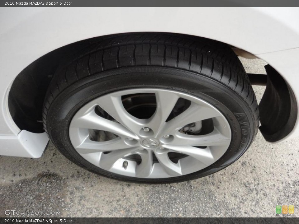 2010 Mazda MAZDA3 s Sport 5 Door Wheel and Tire Photo #49762051