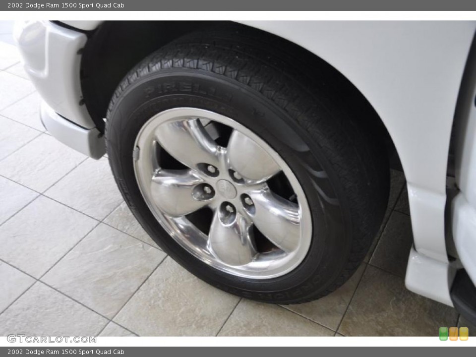 2002 Dodge Ram 1500 Sport Quad Cab Wheel and Tire Photo #49763035