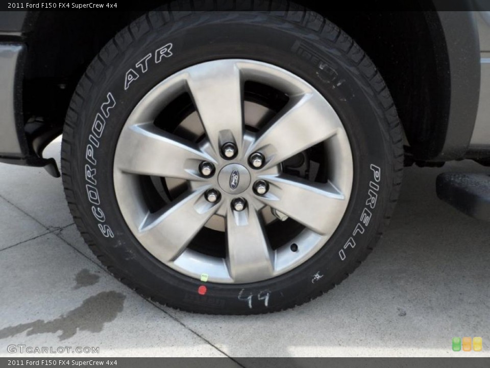 2011 Ford F150 FX4 SuperCrew 4x4 Wheel and Tire Photo #49764889
