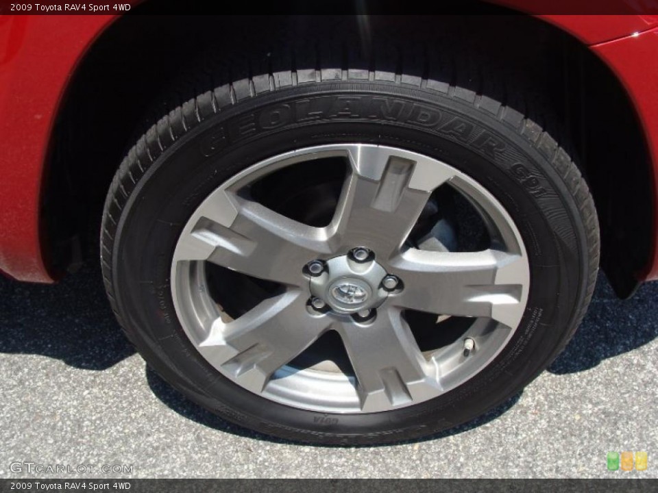 2009 Toyota RAV4 Sport 4WD Wheel and Tire Photo #49765168