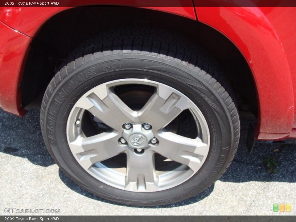 2009 Toyota RAV4 Sport 4WD Wheel and Tire Photo #49765183