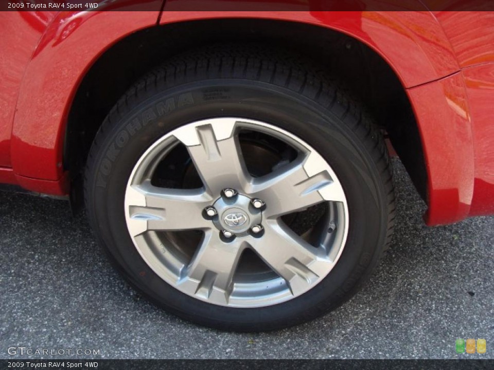 2009 Toyota RAV4 Sport 4WD Wheel and Tire Photo #49765198