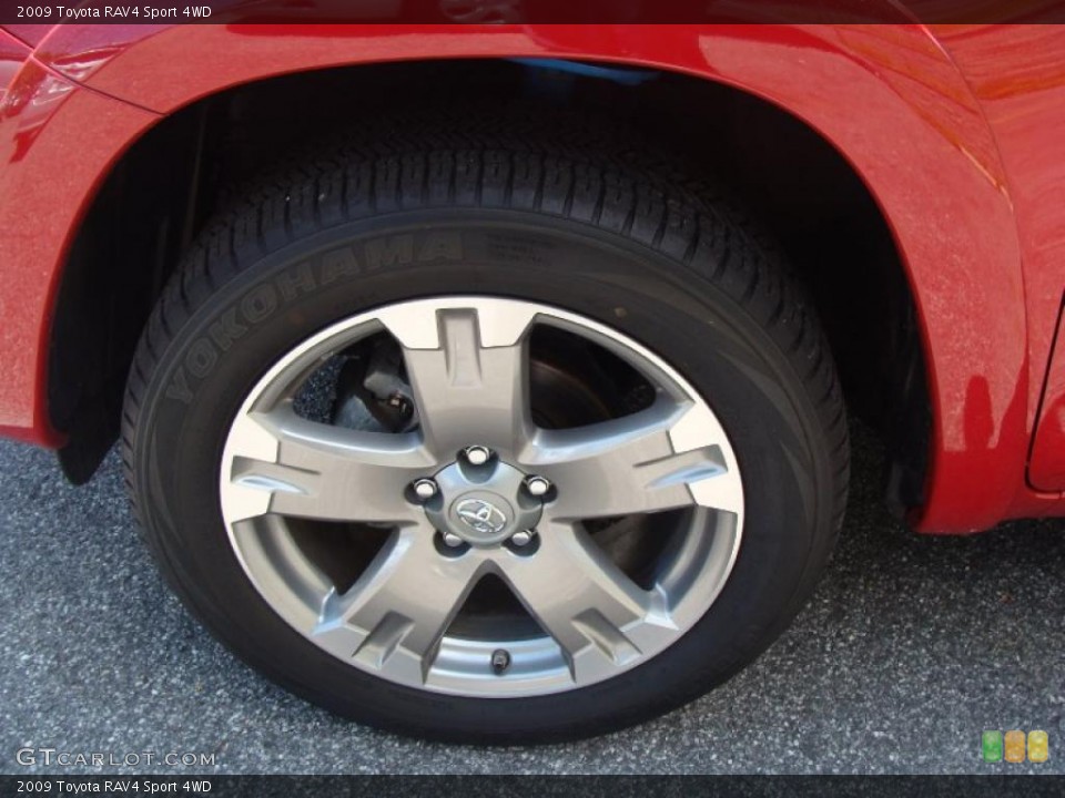 2009 Toyota RAV4 Sport 4WD Wheel and Tire Photo #49765219