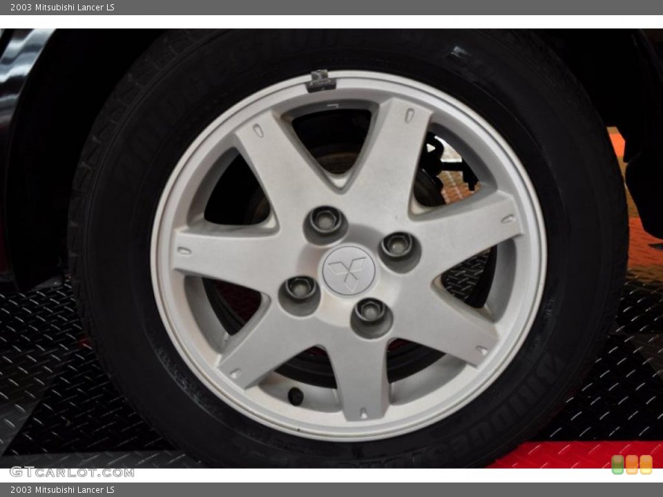 2003 Mitsubishi Lancer LS Wheel and Tire Photo #49765360
