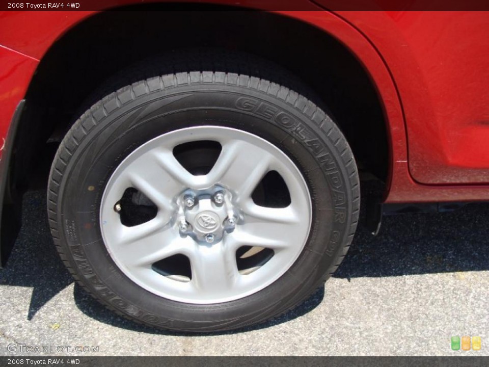 2008 Toyota RAV4 4WD Wheel and Tire Photo #49765681