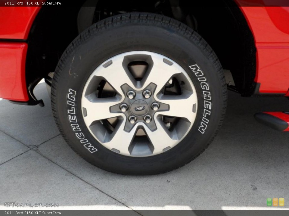 2011 Ford F150 XLT SuperCrew Wheel and Tire Photo #49766167