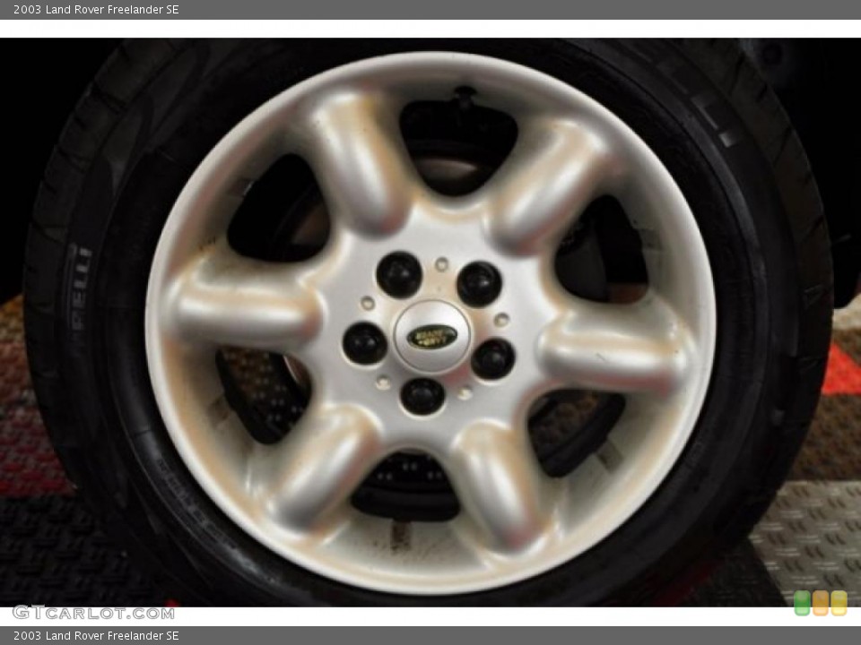 2003 Land Rover Freelander SE Wheel and Tire Photo #49766686