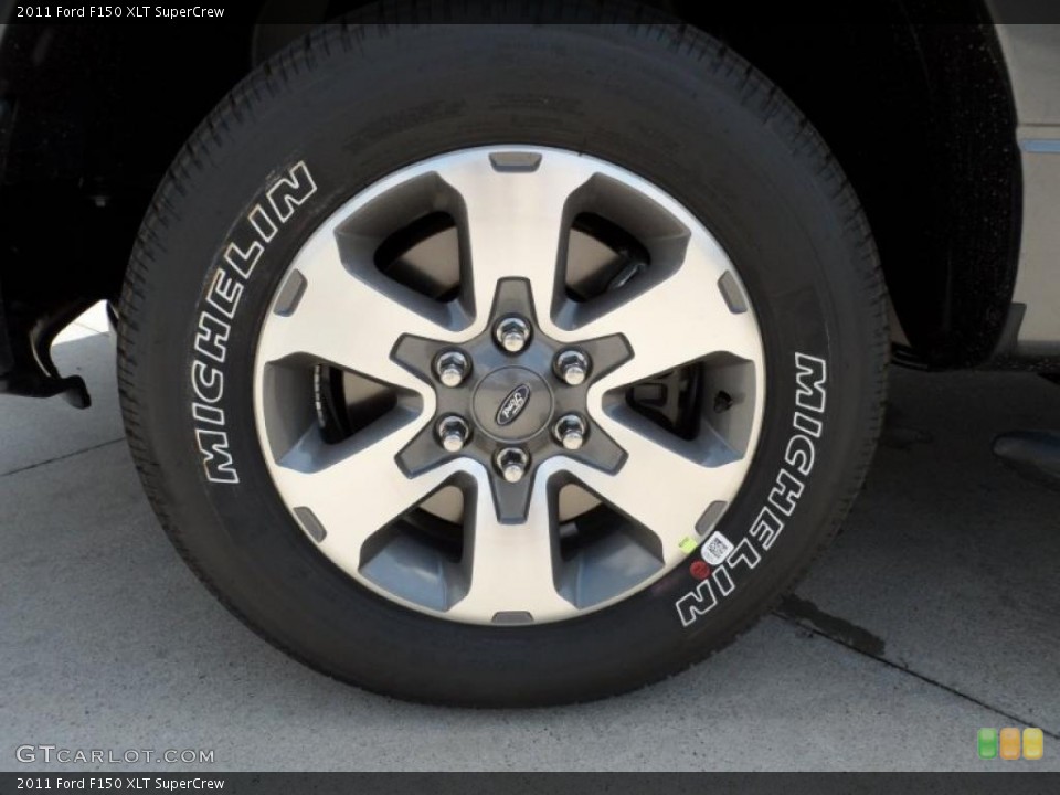 2011 Ford F150 XLT SuperCrew Wheel and Tire Photo #49766707