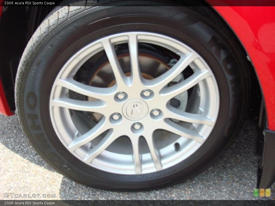 2006 Acura RSX Sports Coupe Wheel and Tire Photo #49770022