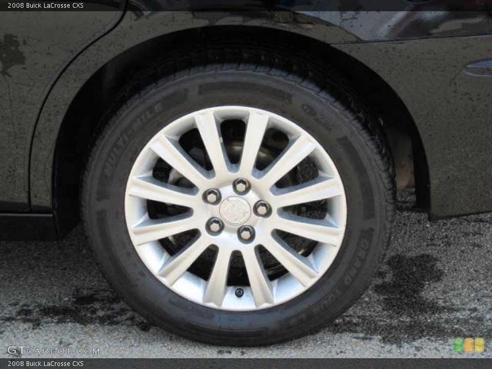 2008 Buick LaCrosse CXS Wheel and Tire Photo #49771810
