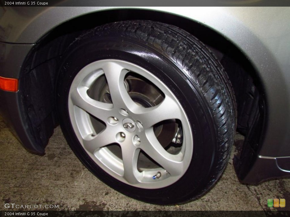 2004 Infiniti G 35 Coupe Wheel and Tire Photo #49773049