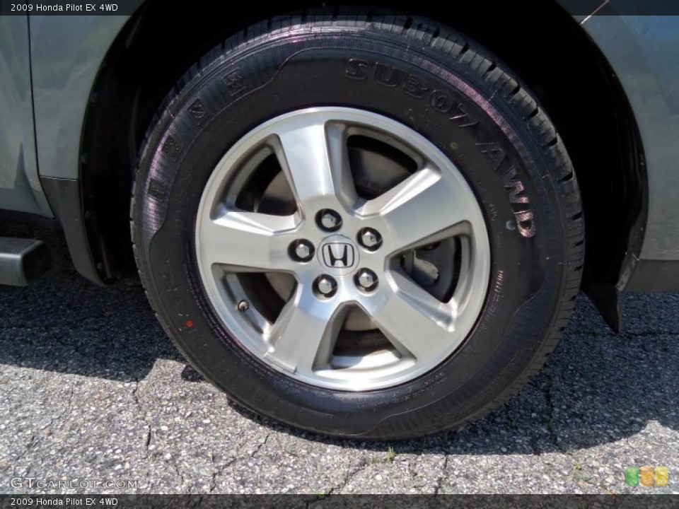 2009 Honda Pilot EX 4WD Wheel and Tire Photo #49773505