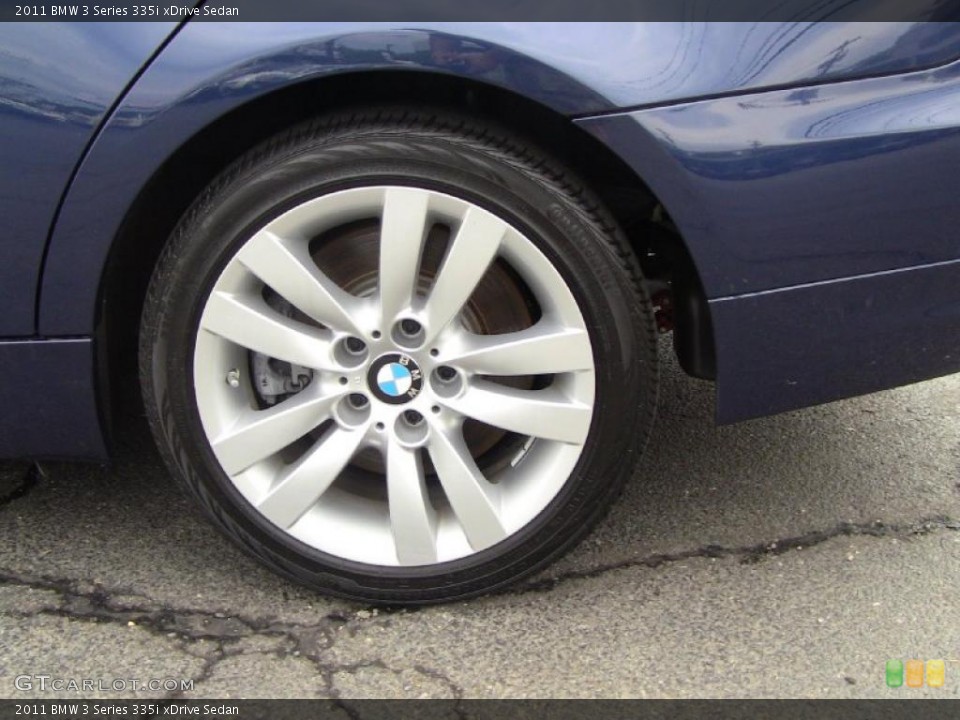 2011 BMW 3 Series 335i xDrive Sedan Wheel and Tire Photo #49773973